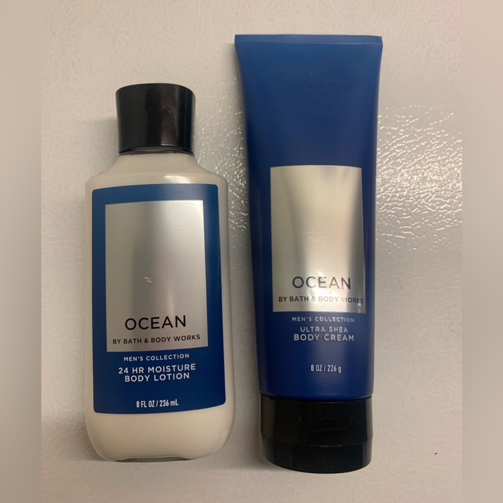 Bath & Body Works Ocean 24 hr Moisture Body Lotion. Men’s Collection